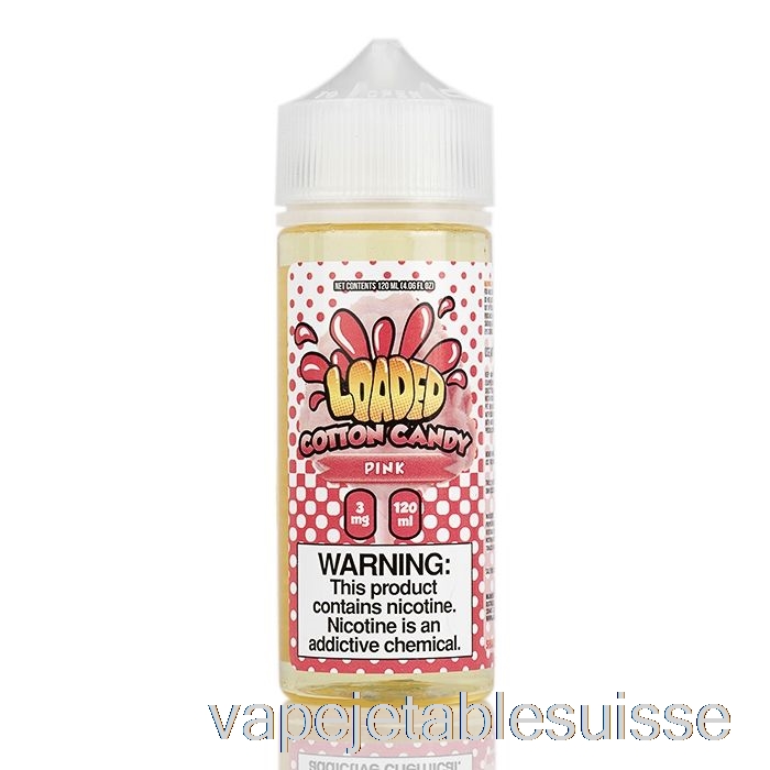 Vape Suisse Rose - E-liquide Chargé - Vapeur Impitoyable - 120ml 3mg